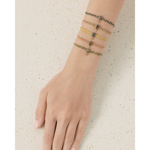 Marie Laure Chamorel apyrankė su turmalinu ir deimantais